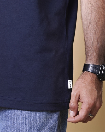 Elsk - Essential Mens Brushed T-shirt - Dark Navy